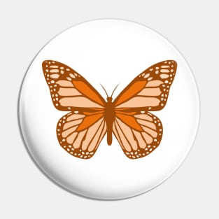 Butterfly (Orange) Pin