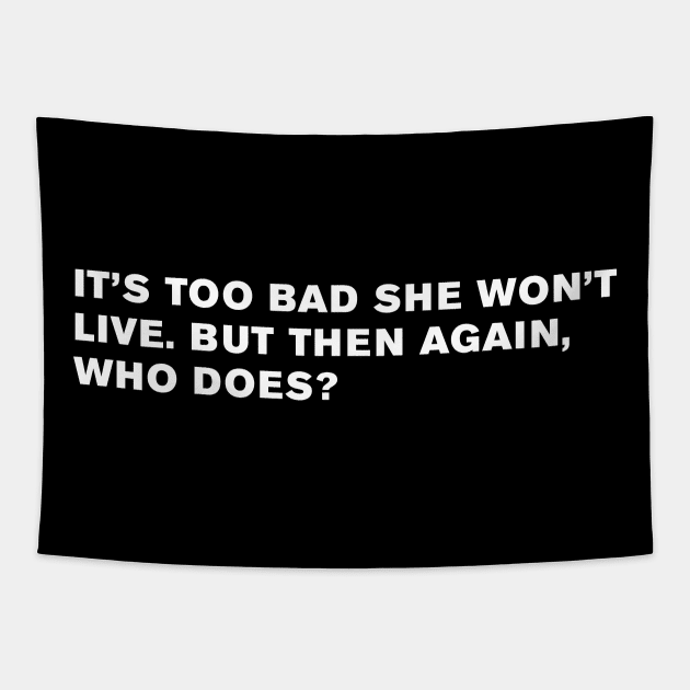 Blade Runner Quote Tapestry by WeirdStuff