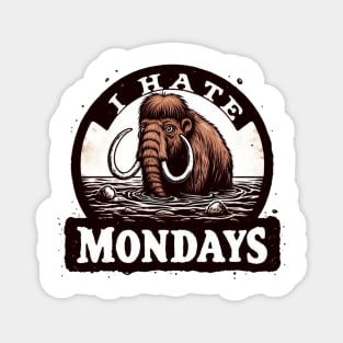 Tar Pit Mammoth Monday Magnet