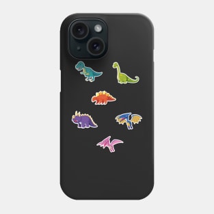 Dino sticker pack Phone Case