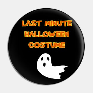 Last Minute Halloween Costume-Ghost Pin