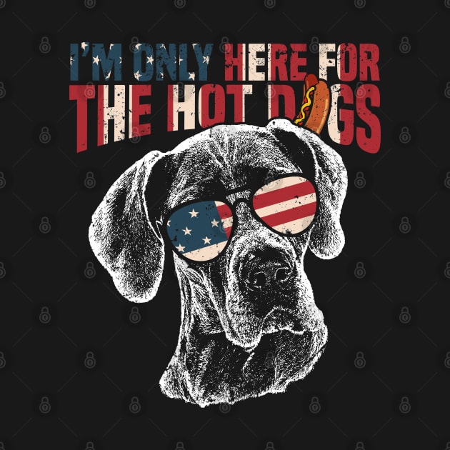 Great Dane Shirt Funny 4th of July Pup Tee by Madfido