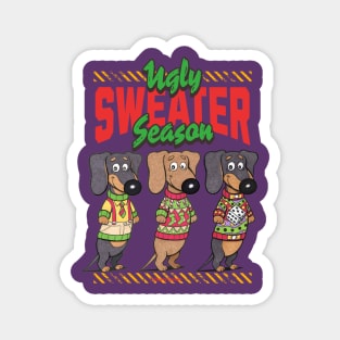 Funny Cute Ugly Christmas Sweaters Magnet