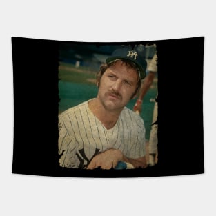 Thurman Munson, New York Yankees Captain in 1976 - 1979 Tapestry