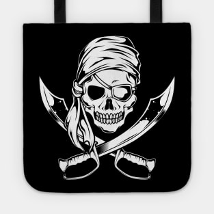 Pirate flag with sabers and skull - Pirates Tote