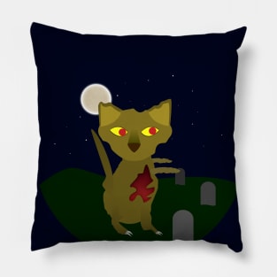 Zombie Cat Pillow