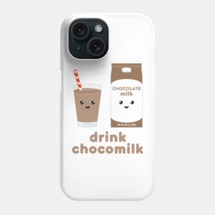 Drink milk chocolate Kawaii choco milk carton Phone Case