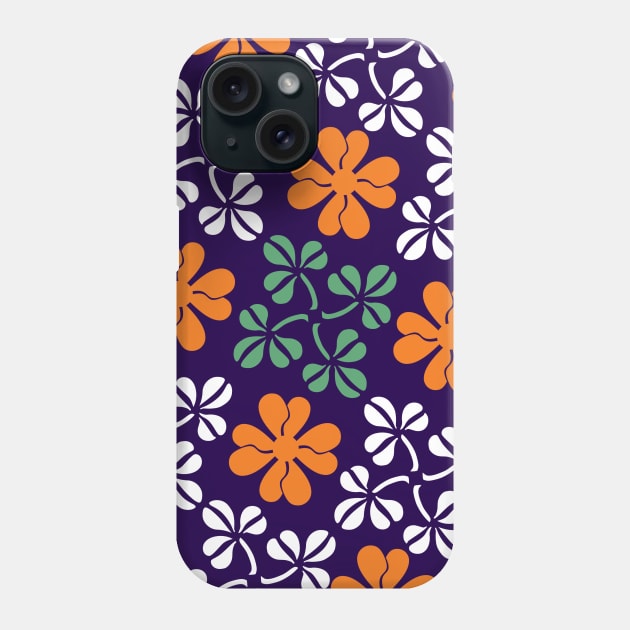 Flower blooming pattern Phone Case by Danwpap2