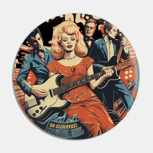 1960 Retro Rock’n’Roll Collection Great Gifts For 60’s Lifestyle and Music Lovers Pin