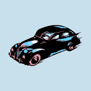 Trans Pride Vintage Car Design T-Shirt