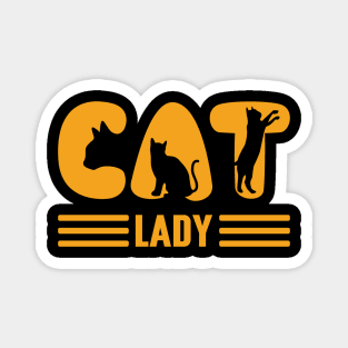 Cat Lady v3 Magnet