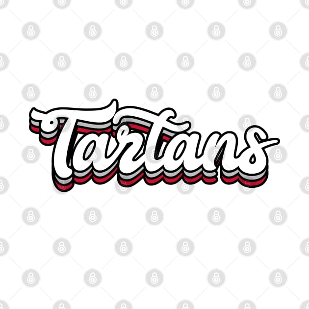 CMU Tartans - Cursive by Josh Wuflestad