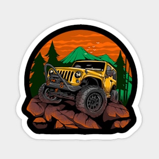 Jeep yellow Magnet