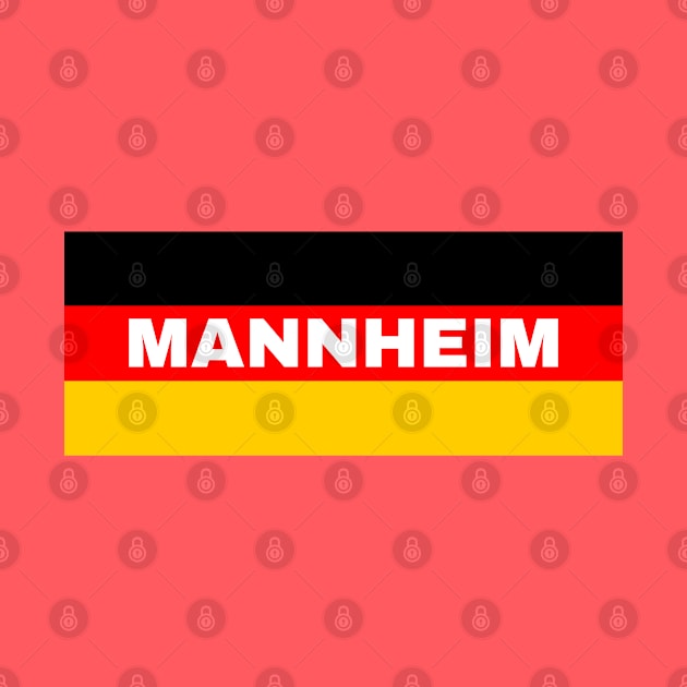 Mannheim City in German Flag by aybe7elf