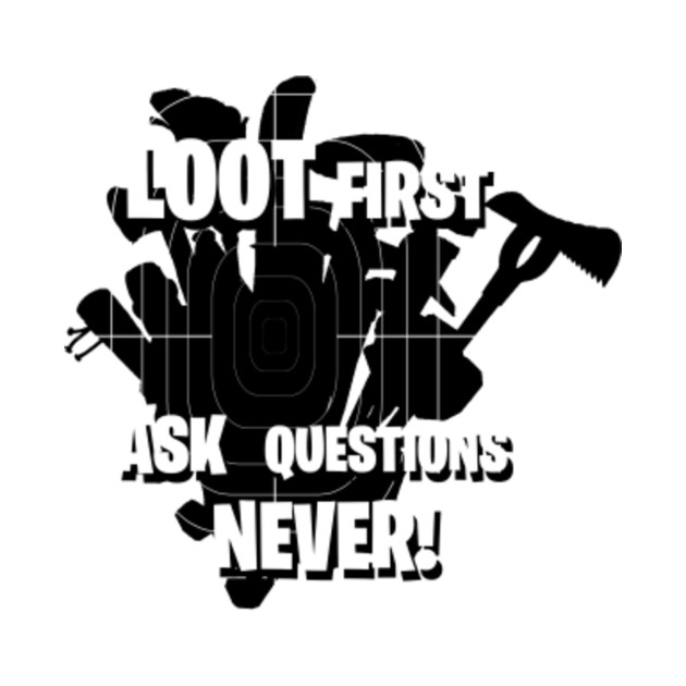 Loot First Fortnite Tank Top Teepublic
