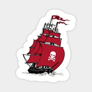 Pirate Ship Beware Magnet