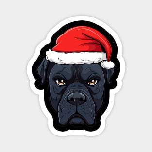 Santa Cane Corso Christmas Puppy Dog Lover Magnet