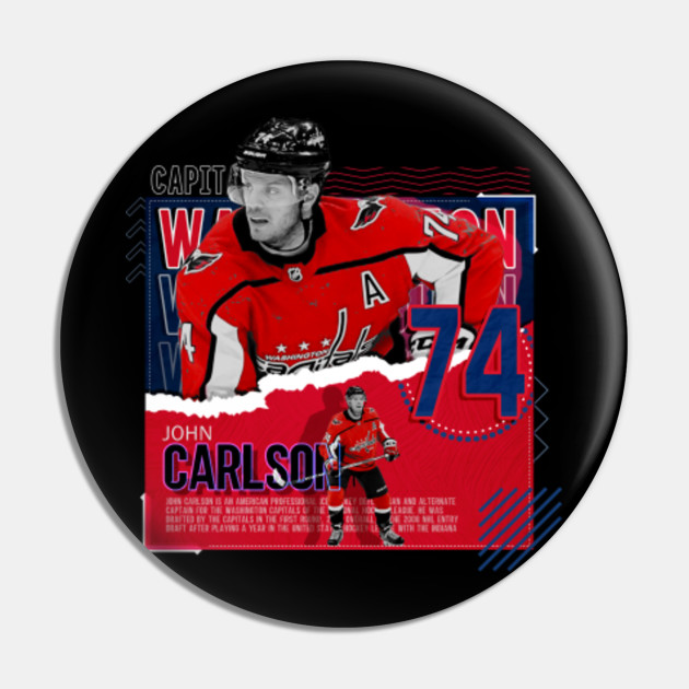 John Carlson Hockey Paper Poster Capitals - John Carlson - Kids T