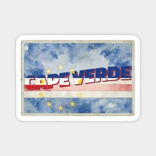 Cape Verde Vintage style retro souvenir Magnet