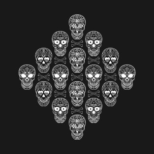 SKULLS PATTERN T-Shirt