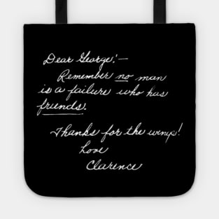 Its A Wonderful Life - Clarence's Note Tote