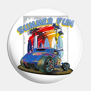Summer Fun - Hot Rods Pin