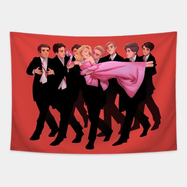 material girl (no bg) Tapestry by fiireblanket