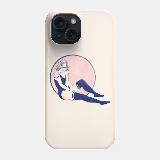 Biting Lips Phone Case by ontungc