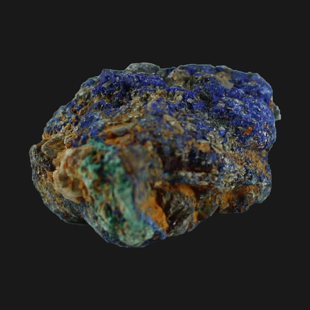 Azurite Mineral Sample by seekingcerulean