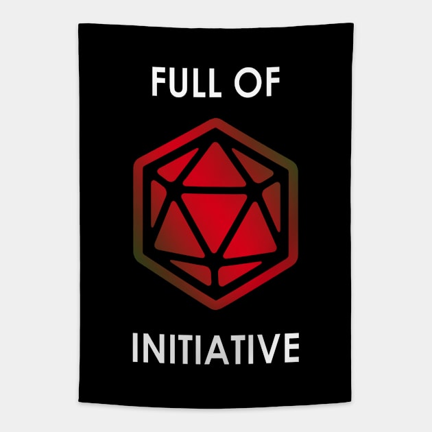 FULL OF INITIATIVE Tapestry by timlewis