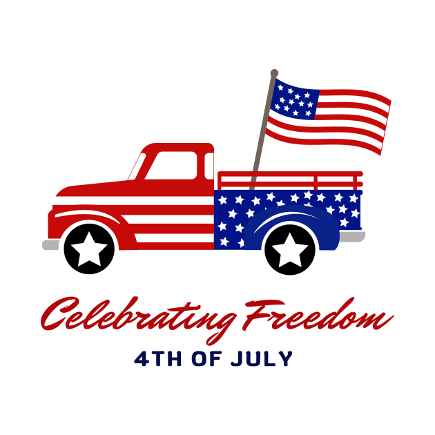 Celebrating Freedom 4th of July by Salasala