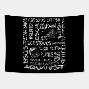 Aquarist Gifts Hobbyist Freshwater Aquarium Fishes Biologist Tapestry