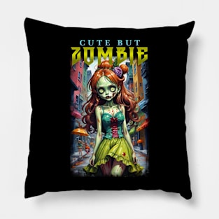 Cute But Zombie 05 Pillow