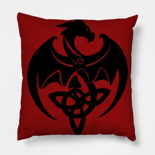 Tribal Celtic Dragon Pillow