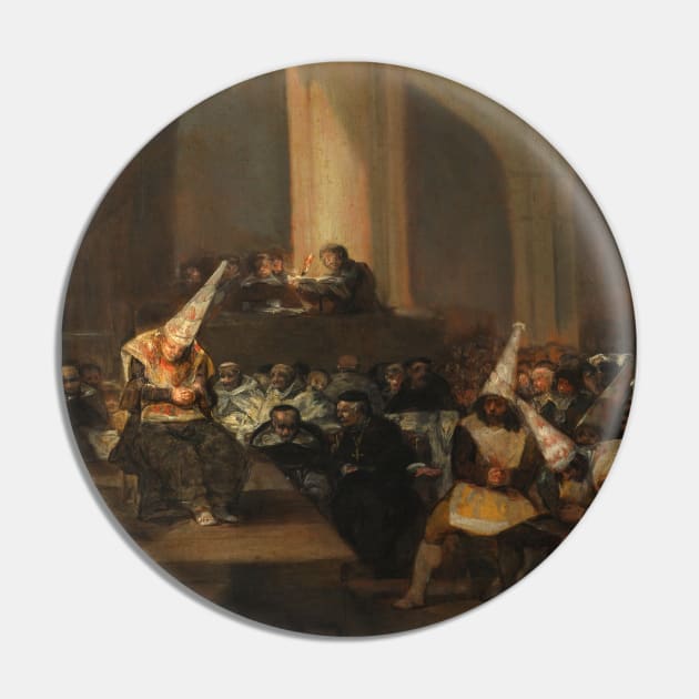 Inquisition Scene by Francisco Goya Pin by Classic Art Stall