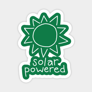 Solar Powered (white) Magnet