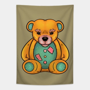 Tough Teddy Bear Tapestry