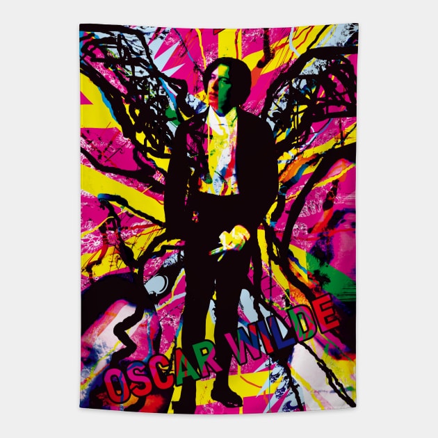 Oscar Wilde Tapestry by Exile Kings 