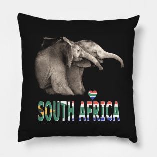 Love South Africa Wildlife Pillow