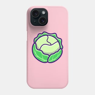 Cabbage Vegetable Cartoon Phone Case