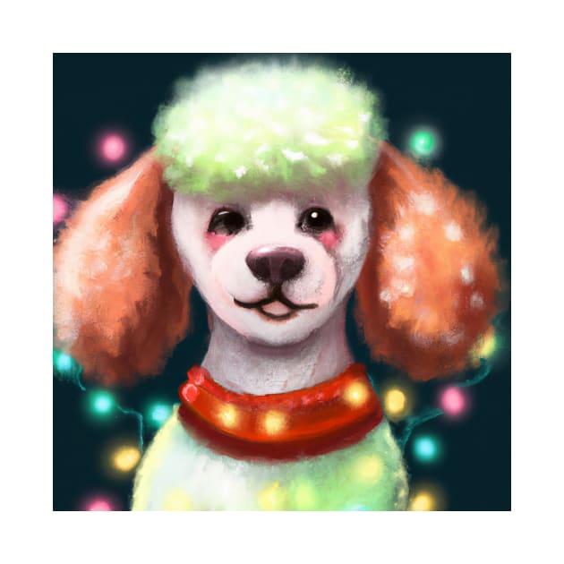 Cute Poodle Drawing by Play Zoo