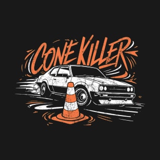 Funny Autocross Cone Killer Motorsport Race Driving T-Shirt