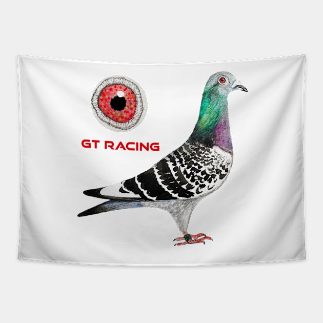 Pigeon Racing Tapestry by LeanneTalbot
