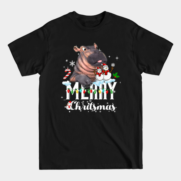 Funny Hippo Fiona Christmas - Funny Hippo Fiona Christmas - T-Shirt Funny Hippo Fiona Christmas - Funny Hippo Fiona Christmas - T-Shirt