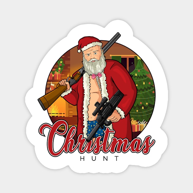 Christmas Santa Magnet by moneeshbiswas