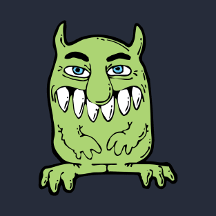Big-tooth Green Monster T-Shirt