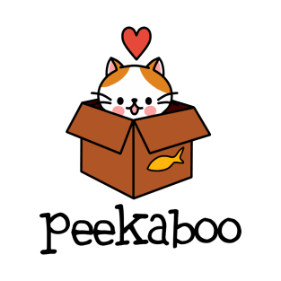 Peekaboo cat T-Shirt