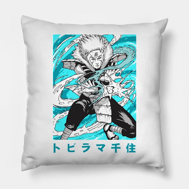 Tobirama Anime Fanart Pillow by Planet of Tees
