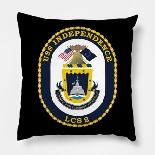 USS Independence (LCS-2) wo Txt Pillow