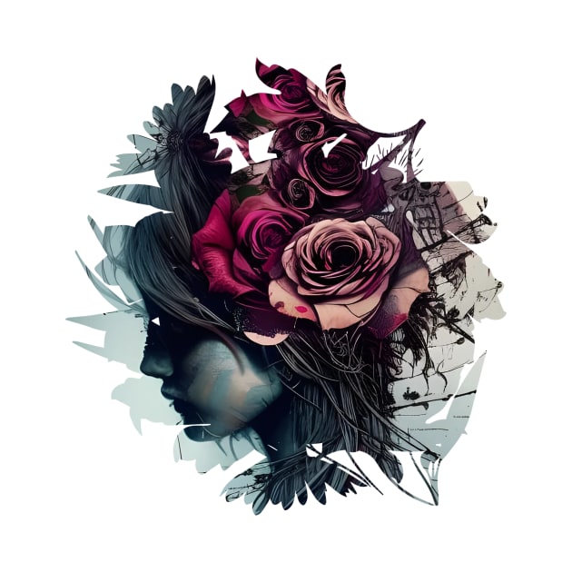 Rose - Cyber flower girl by MK3
